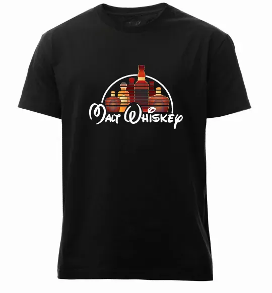 Мужская премиум футболка Malt Whiskey Черный фото