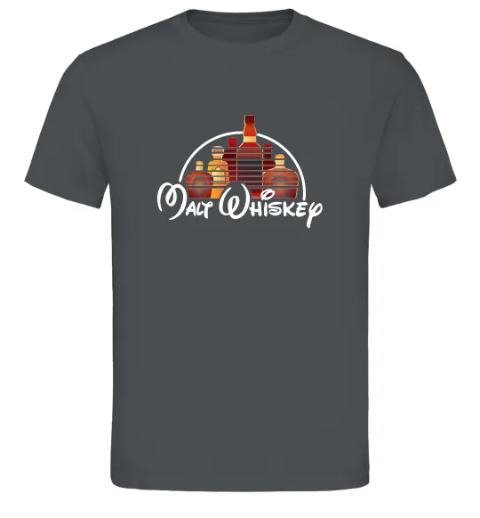 Мужская футболка Malt Whiskey Графит фото