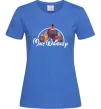Женская футболка Malt Whiskey Ярко-синий Женская футболка Malt Whiskey Ярко-синий фото