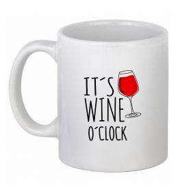 Чашка керамическая It`s wine o`clock