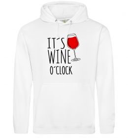 Мужская толстовка (худи) It`s wine o`clock