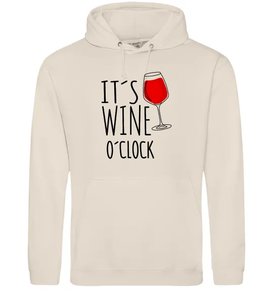 Женская толстовка (худи) It`s wine o`clock Таш фото