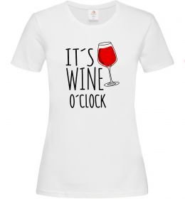 Женская футболка It`s wine o`clock