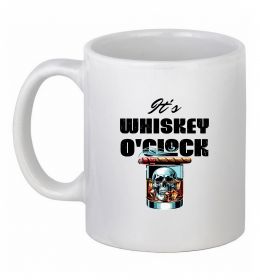 Чашка керамическая Whiskey o`clock