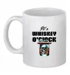 Чашка керамічна Whiskey o`clock Білий фото
