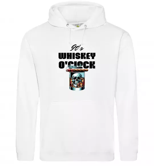 Чоловіча толстовка (худі) Whiskey o`clock Білий фото