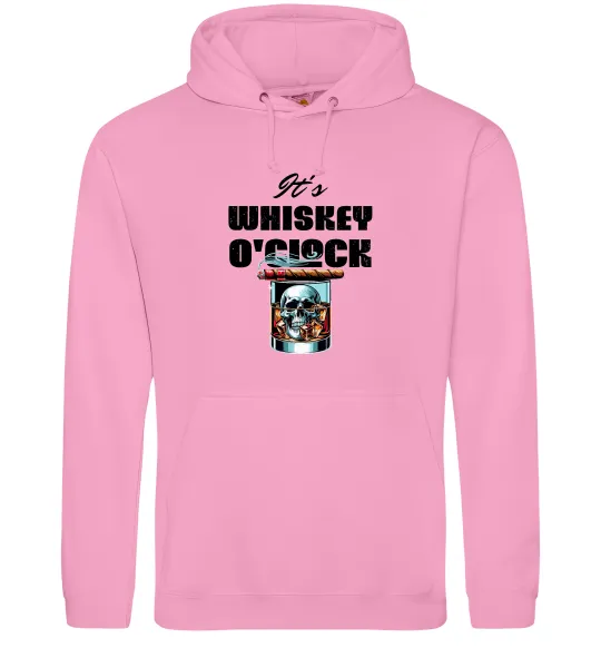 Женская толстовка (худи) Whiskey o`clock Розовый фото