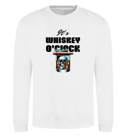 Свитшот Whiskey o`clock Белый фото