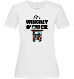 Женская футболка Whiskey o`clock