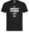 Чоловіча футболка Whiskey o`clock Чорний фото