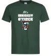 Чоловіча футболка Whiskey o`clock Темно-зелений фото