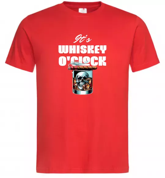 Чоловіча футболка Whiskey o`clock Червоний фото