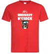 Чоловіча футболка Whiskey o`clock Червоний фото