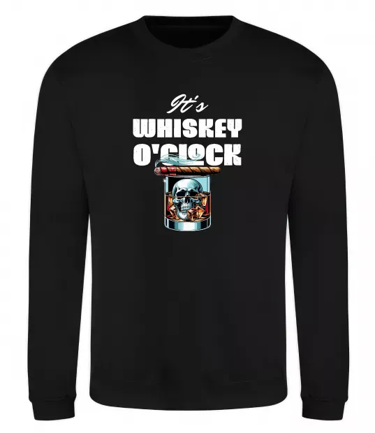 Світшот Whiskey o`clock Чорний фото