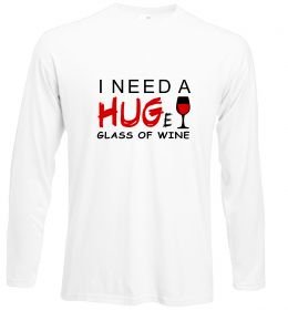 Лонгслив Huge glass of wine