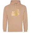 Женская толстовка (худи) Чемпіон риболовлі Песочный фото