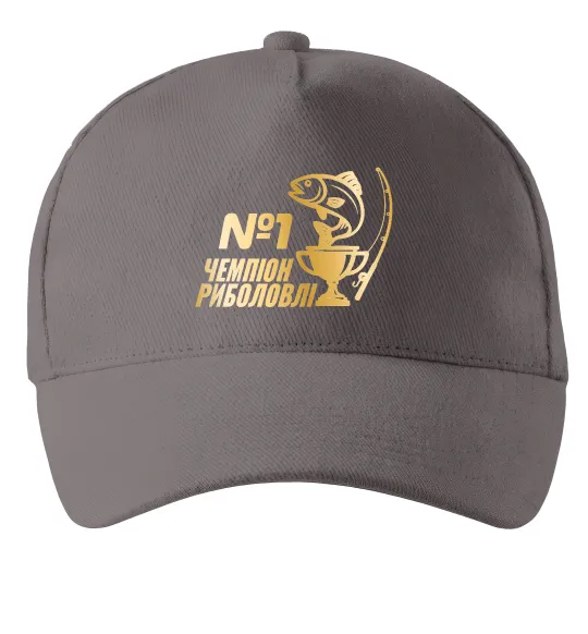Кепка Чемпіон риболовлі Серый фото