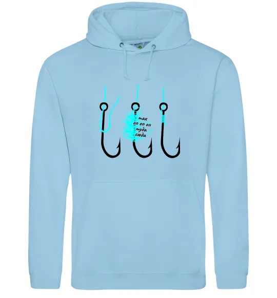 Жіноча толстовка (худі) Схема вузла на гачок Блакитний фото