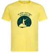 Чоловіча футболка Не можу сьогодні працювати Лимонний фото