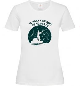 Жіноча футболка Не можу сьогодні працювати