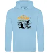Чоловіча толстовка (худі) Легенда рибаків Блакитний фото