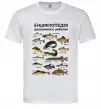 Чоловіча футболка Енциклопедія рибалки Білий Чоловіча футболка Енциклопедія рибалки Білий фото
