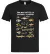 Чоловіча футболка Енциклопедія рибалки Чорний Чоловіча футболка Енциклопедія рибалки Чорний фото