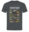 Чоловіча футболка Енциклопедія рибалки Графіт Чоловіча футболка Енциклопедія рибалки Графіт фото