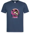Чоловіча футболка Girls fish Темно-синій фото