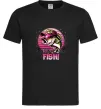 Чоловіча футболка Girls fish Чорний фото