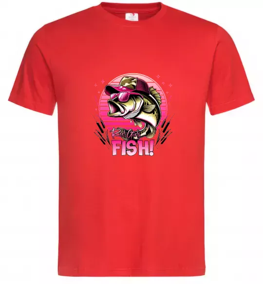 Чоловіча футболка Girls fish Червоний фото