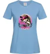 Жіноча футболка Girls fish Блакитний фото