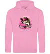 Мужская толстовка (худи) Girls fish Розовый фото