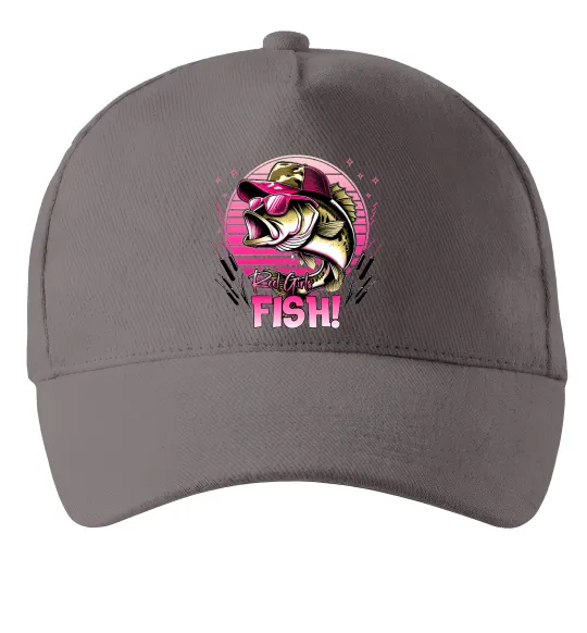 Кепка Girls fish Серый фото