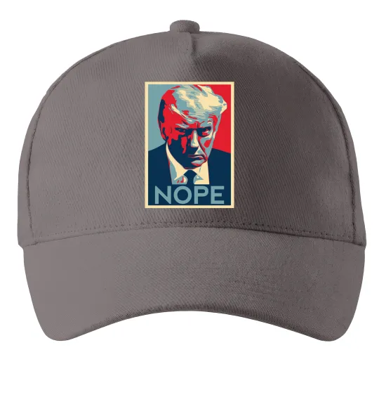 Кепка Trump Nope Сірий фото