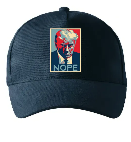 Кепка Trump Nope Темно-синий фото