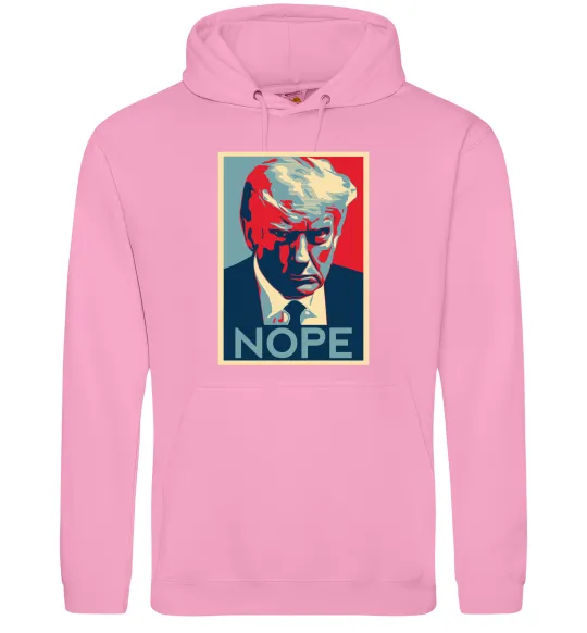 Жіноча толстовка (худі) Trump Nope Рожевий фото
