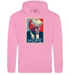 Жіноча толстовка (худі) Trump Nope Рожевий фото