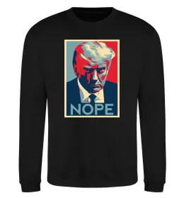 Свитшот Trump Nope Черный фото