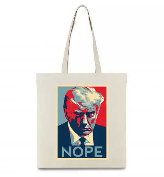 Эко-сумка Trump Nope Бежевый фото