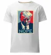Чоловіча преміум футболка Trump Nope Білий фото