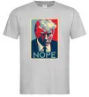 Чоловіча футболка Trump Nope Сірий фото