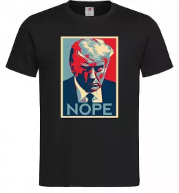 Мужская футболка Trump Nope Черный фото