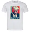 Чоловіча футболка Trump Nope Білий фото
