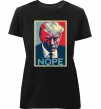 Женская премиум футболка Trump Nope Черный Женская премиум футболка Trump Nope Черный фото