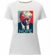 Женская премиум футболка Trump Nope Белый Женская премиум футболка Trump Nope Белый фото