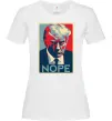 Женская футболка Trump Nope Белый Женская футболка Trump Nope Белый фото