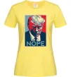 Женская футболка Trump Nope Лимонный Женская футболка Trump Nope Лимонный фото