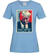 Женская футболка Trump Nope Голубой Женская футболка Trump Nope Голубой фото