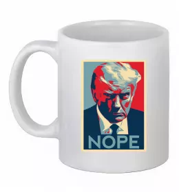 Чашка керамічна Make cooking great again Білий фото